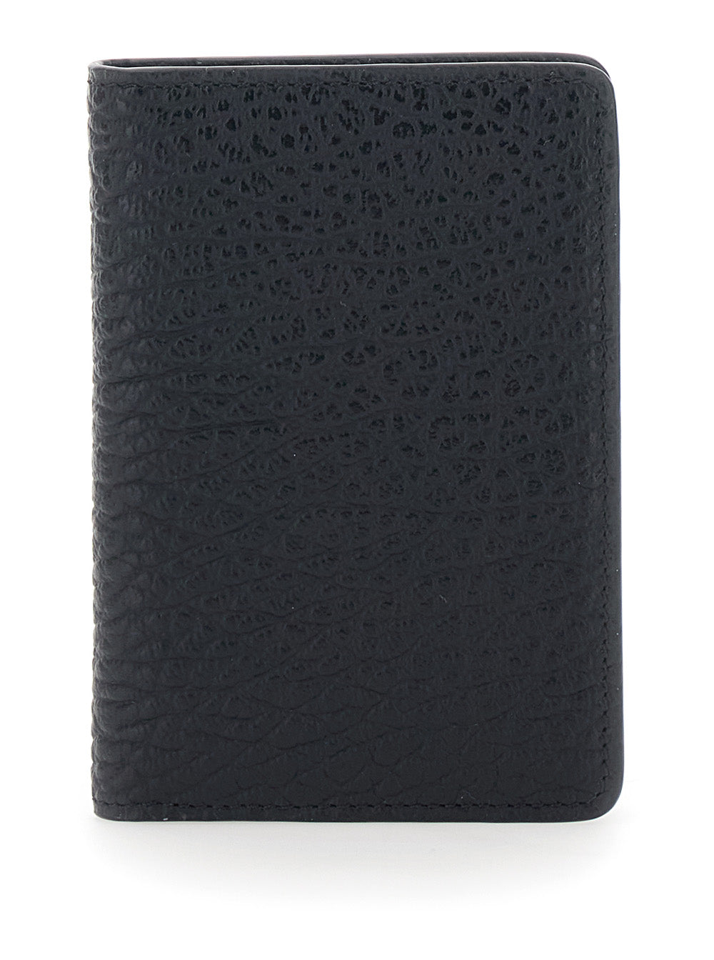 Maison Margiela Calf Leather Four-Stitch Wallet — Black