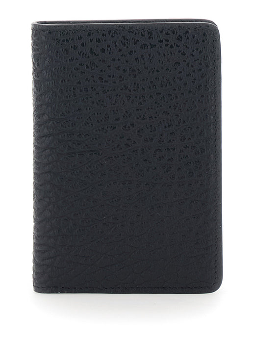 Maison Margiela Calf Leather Four-Stitch Wallet — Black
