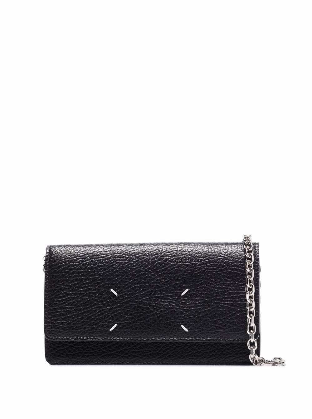 Maison Margiela Grained Calf Leather Wallet — Black