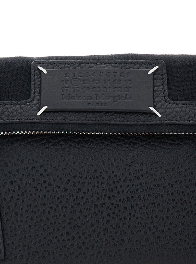 Maison Margiela Calf Leather Shoulder Bag — Black