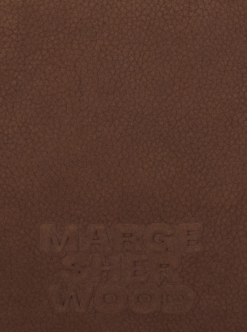 Margesherwood Structured Leather Shoulder Bag — Brown Cow