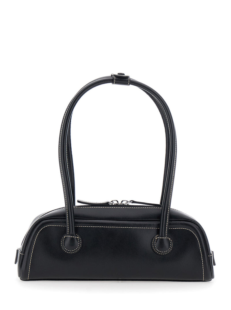 Margesherwood Shoulder Bag — Black Cow Leather