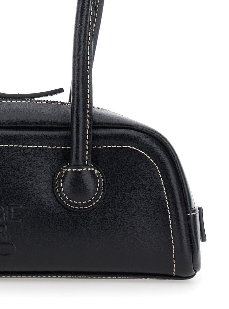 Margesherwood Shoulder Bag — Black Cow Leather
