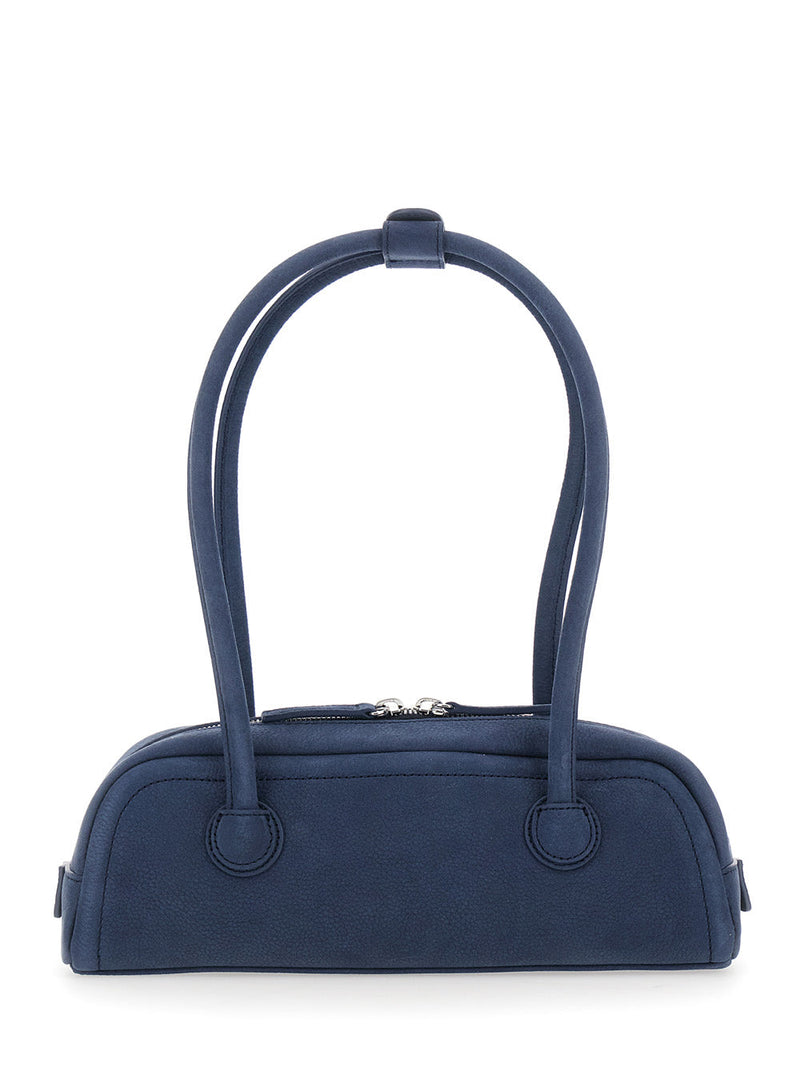 Margesherwood Shoulder Bag — Blue Cow Leather