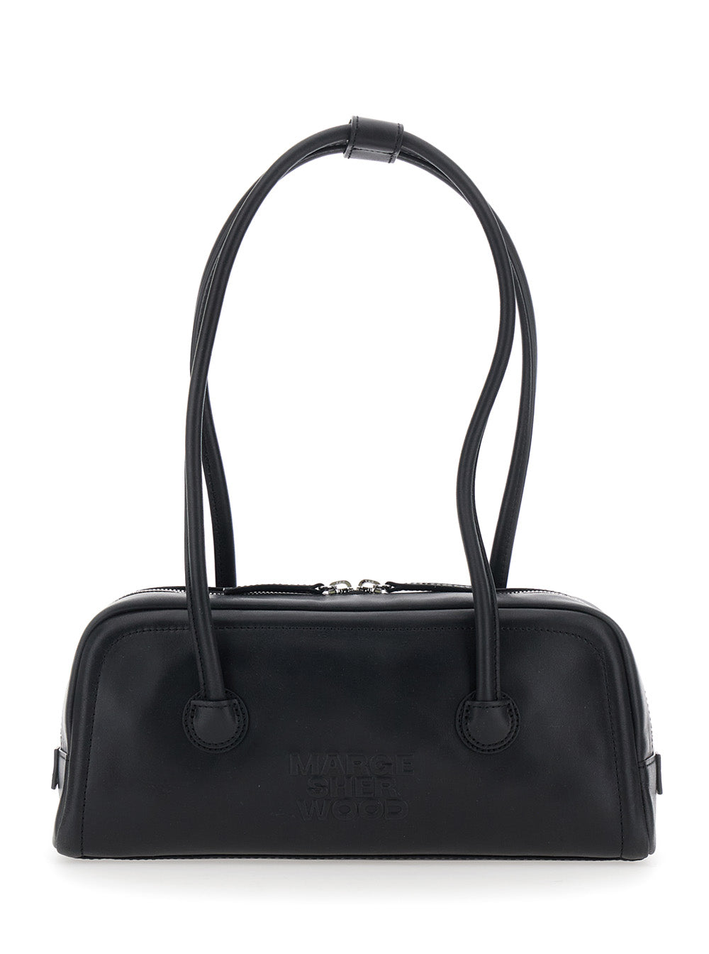 Margesherwood Shoulder Bag — Black Cow Leather