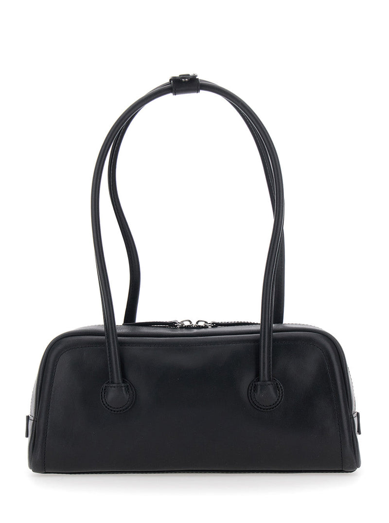 Margesherwood Shoulder Bag — Black Cow Leather