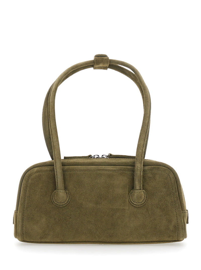 Margesherwood Shoulder Bag — Green Cow Leather