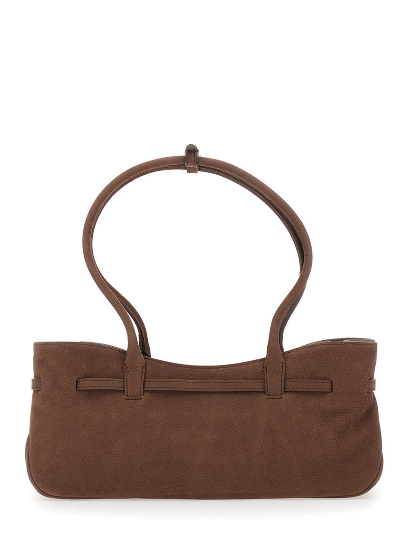 Margesherwood Leather Shoulder Bag — Brown Cow
