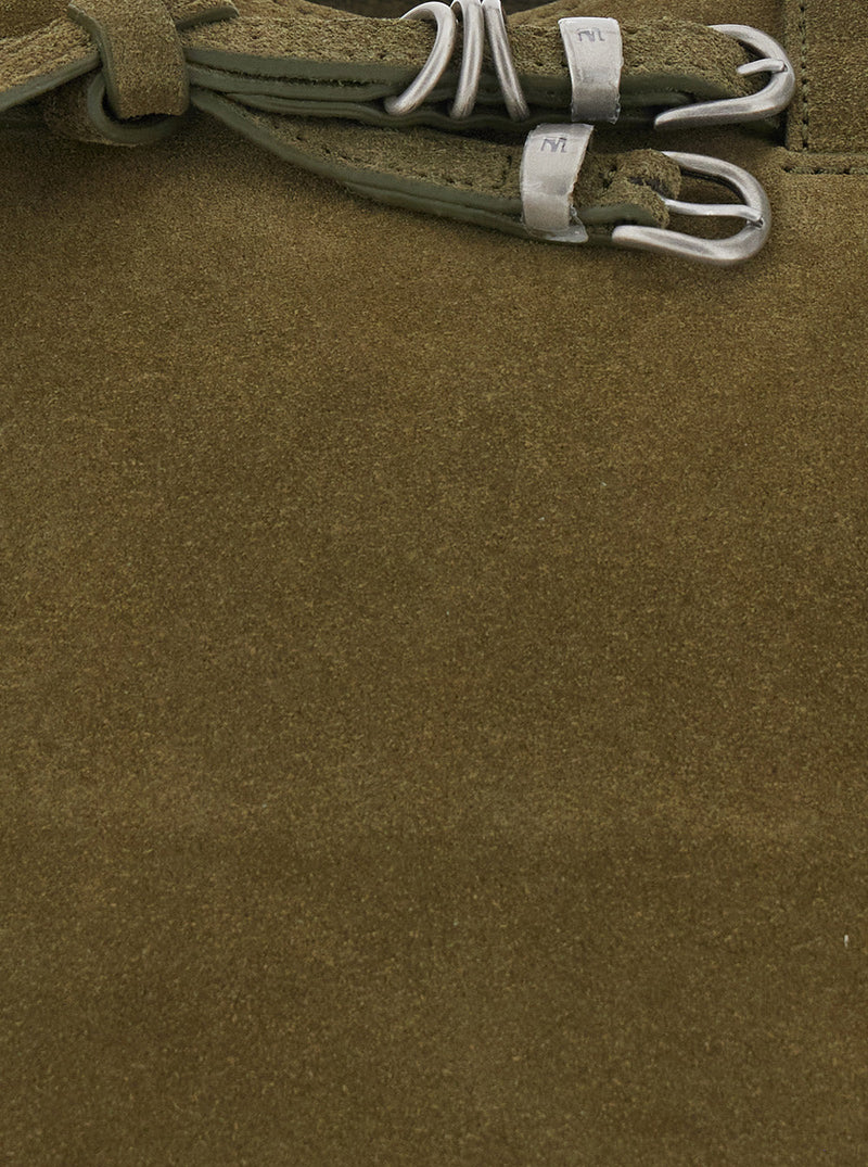 Margesherwood Shoulder Bag — Green Cow Leather