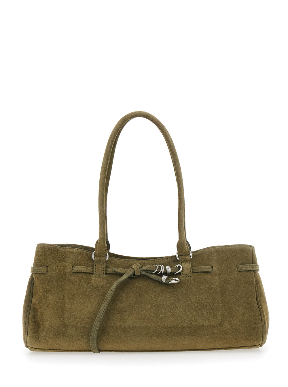 Margesherwood Shoulder Bag — Green Cow Leather