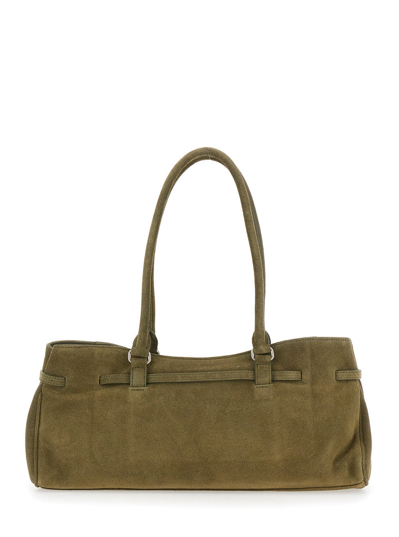 Margesherwood Shoulder Bag — Green Cow Leather