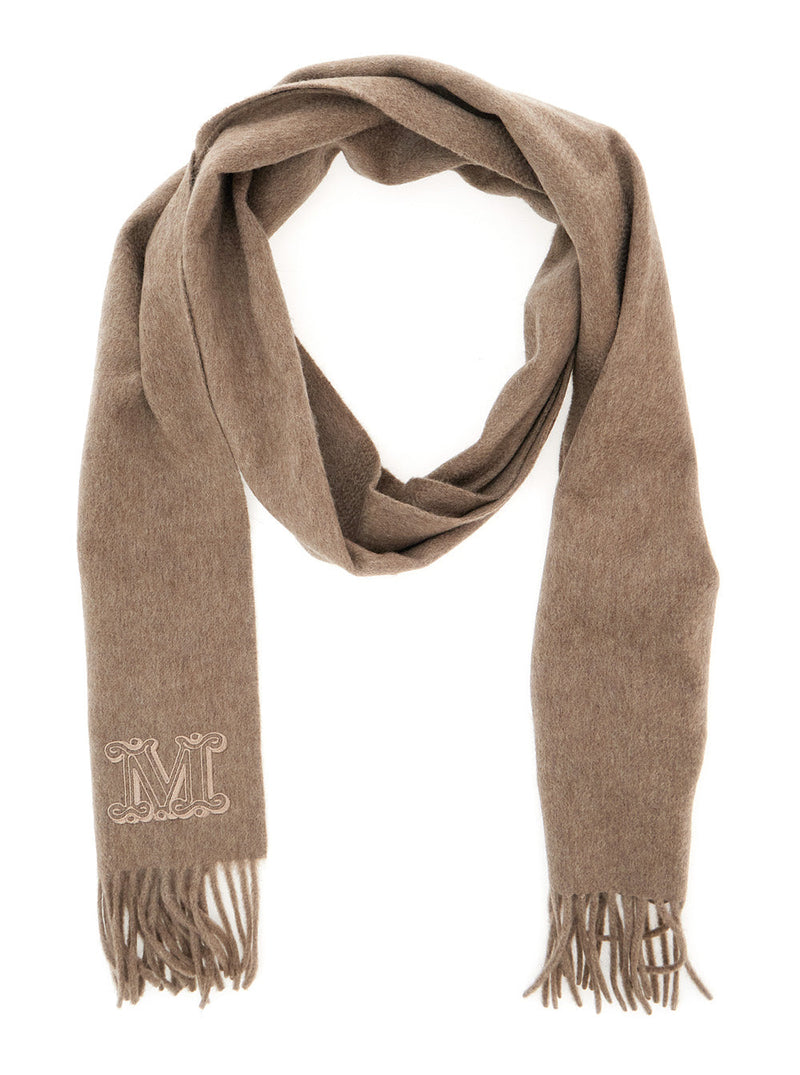 Max Mara Wsdalia Scarf — Beige Cashmere Scarfs
