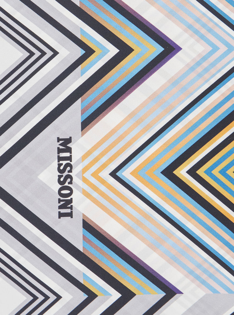 Missoni Chevron Silk Scarf — Multicolor Scarfs