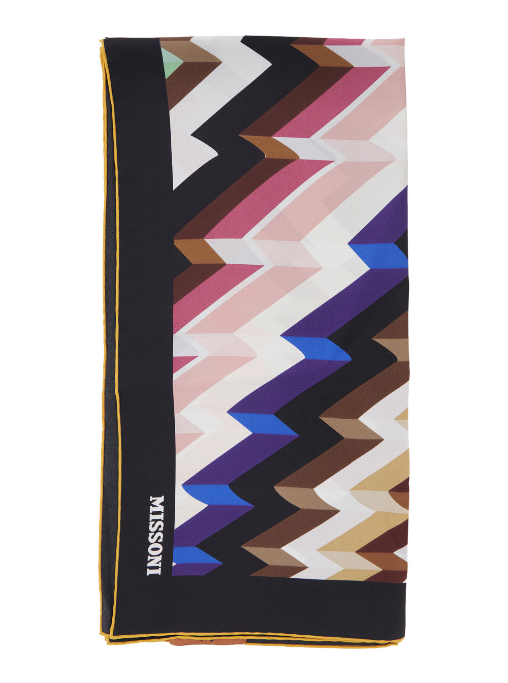 Missoni Chevron Silk Scarf — Multicolor Scarfs