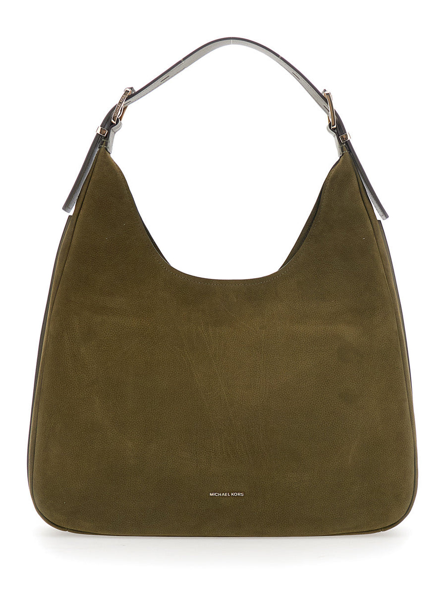 Michael Michael Kors Nolita Shoulder Bag — Green Cow Leather