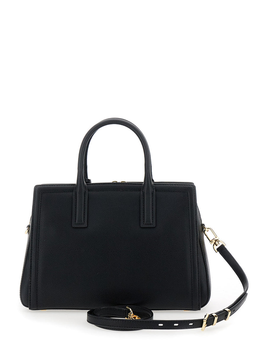 Michael Michael Kors Top Handle Bag — Black Cow Leather