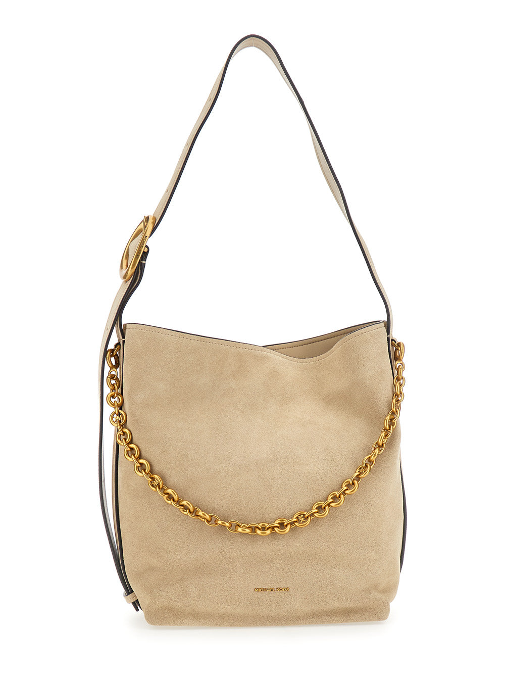 Michael Michael Kors Nolita Shoulder Bag — Beige Cow Leather