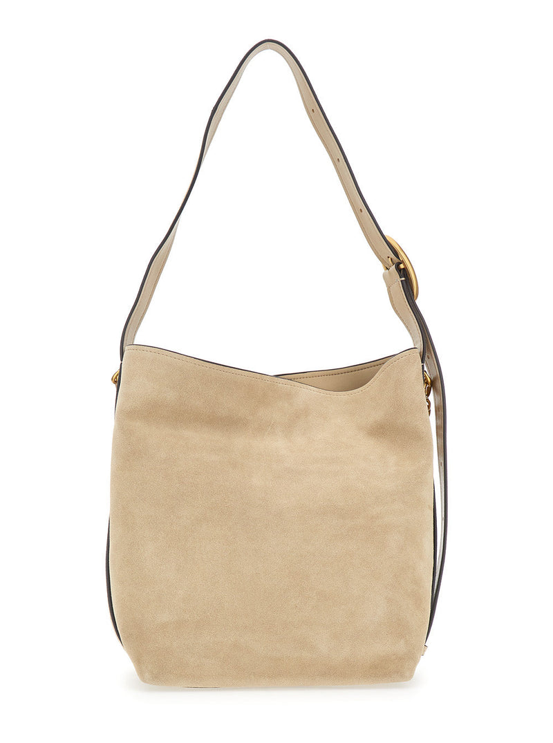 Michael Michael Kors Nolita Shoulder Bag — Beige Cow Leather