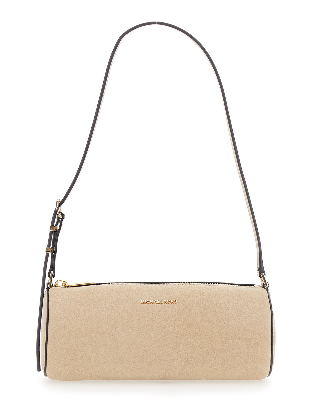 Michael Michael Kors Izzy Shoulder Bag — Beige Cow Leather