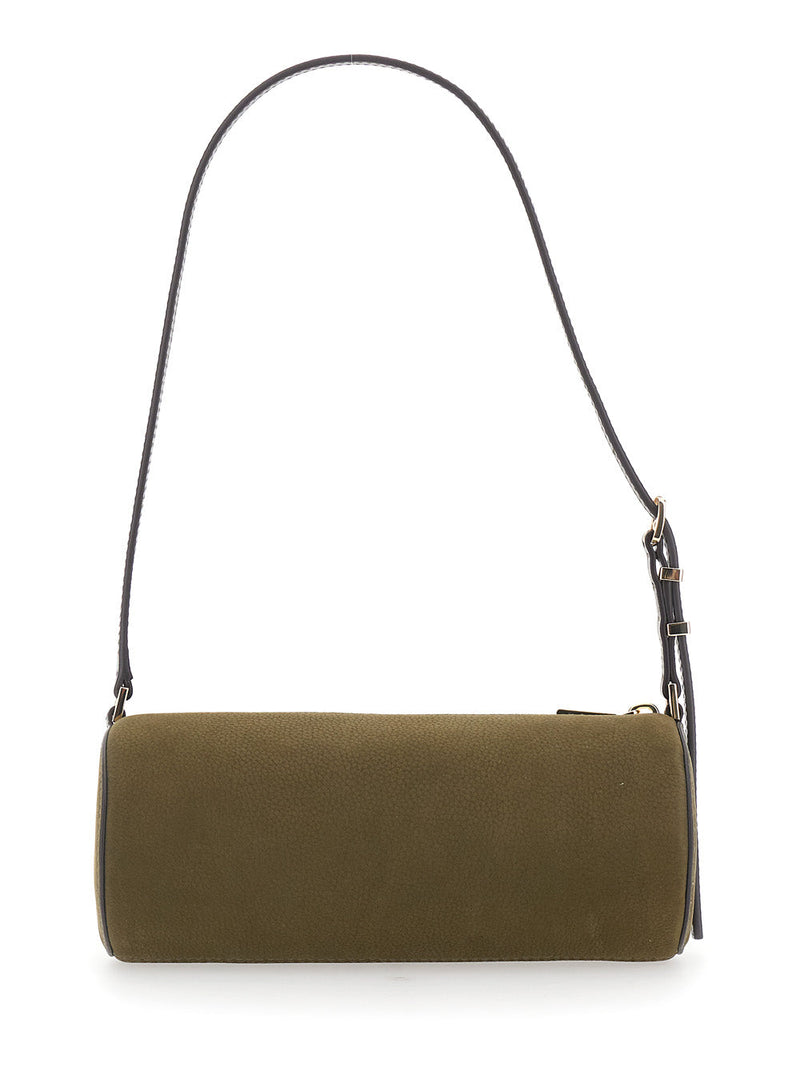 Michael Michael Kors Izzy Shoulder Bag — Green Cow Leather