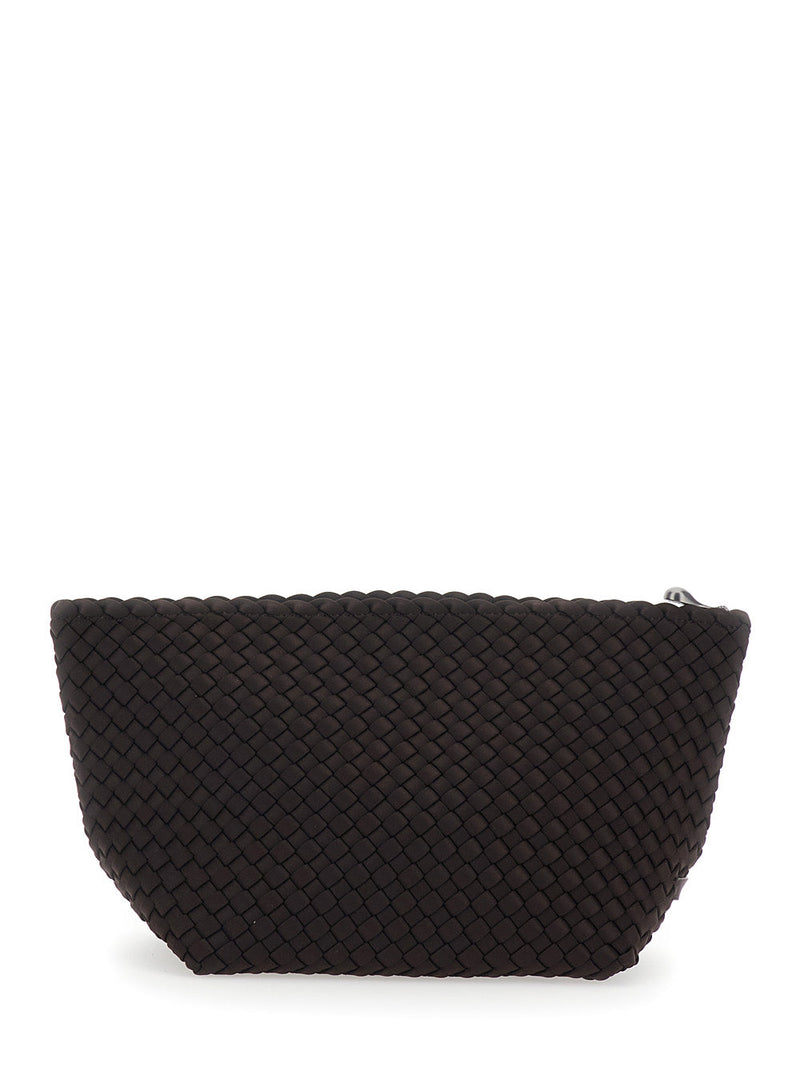 Naghedi Portofino Clutch — Brown Eco-leather