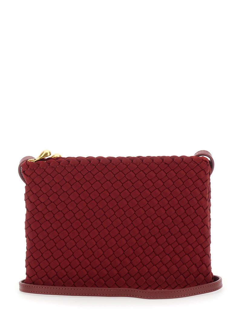 Naghedi Soho Crossbody Bag — Red Eco-leather