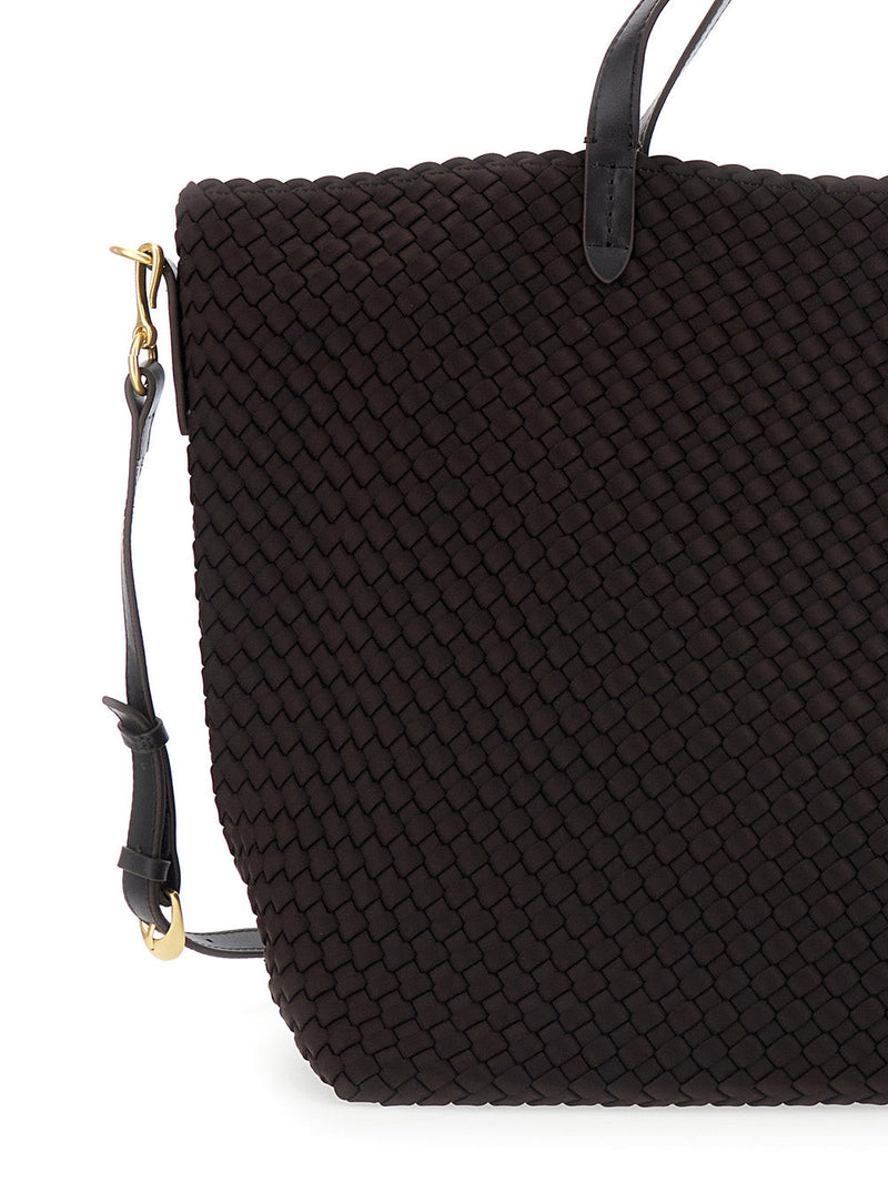 Naghedi Geneva Tote Bag — Brown Eco-leather