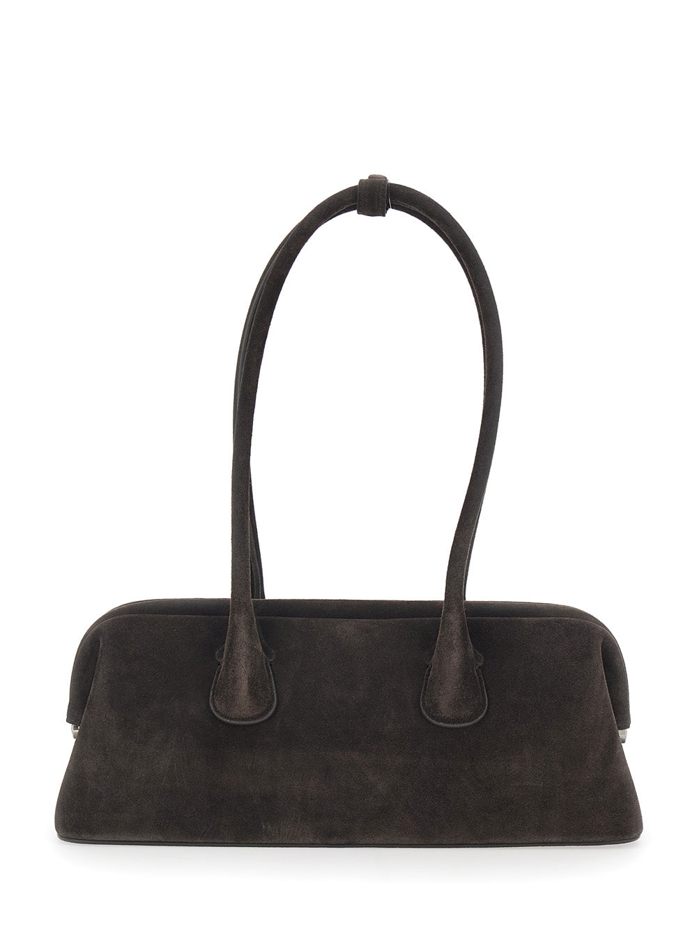 Osoi Boat Wide Shoulder Bag — Brown Cow Leather