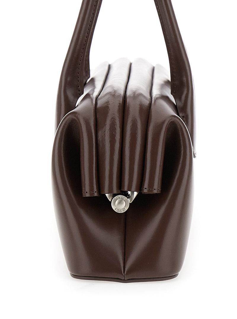 Osoi Boat Wide Shoulder Bag — Brown Cow Leather