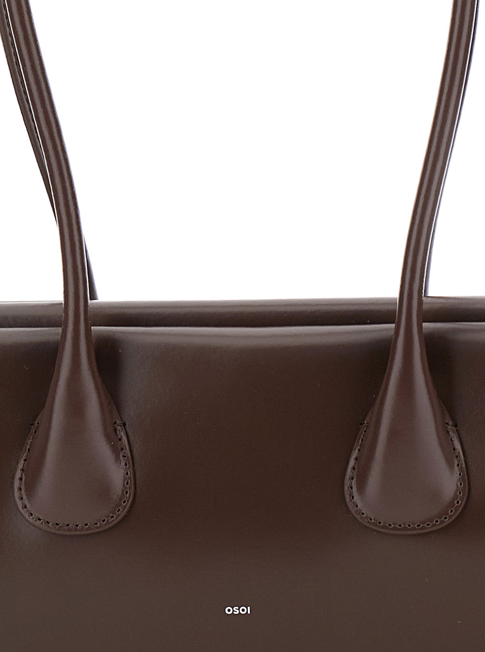 Osoi Boatwide Shoulder Bag — Black Cow Leather