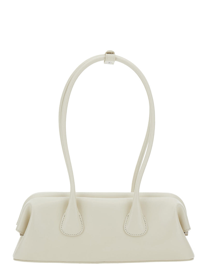 Osoi Shoulder Bag — White Cow Leather