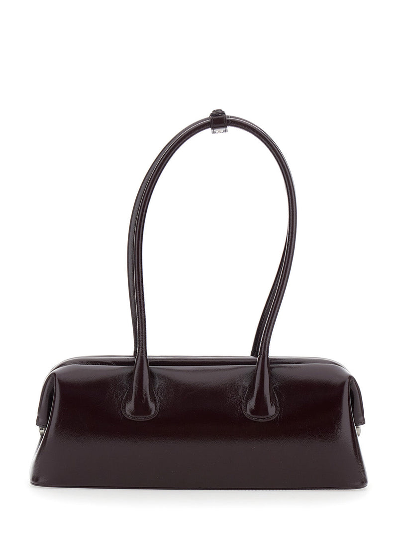 Osoi Shoulder Bag Bordeaux Cow Leather
