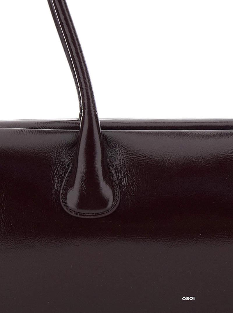 Osoi Shoulder Bag Bordeaux Cow Leather