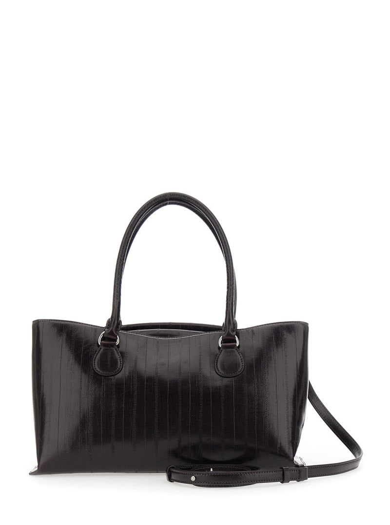 Osoi Cow Leather Shoulder Bag — Brown