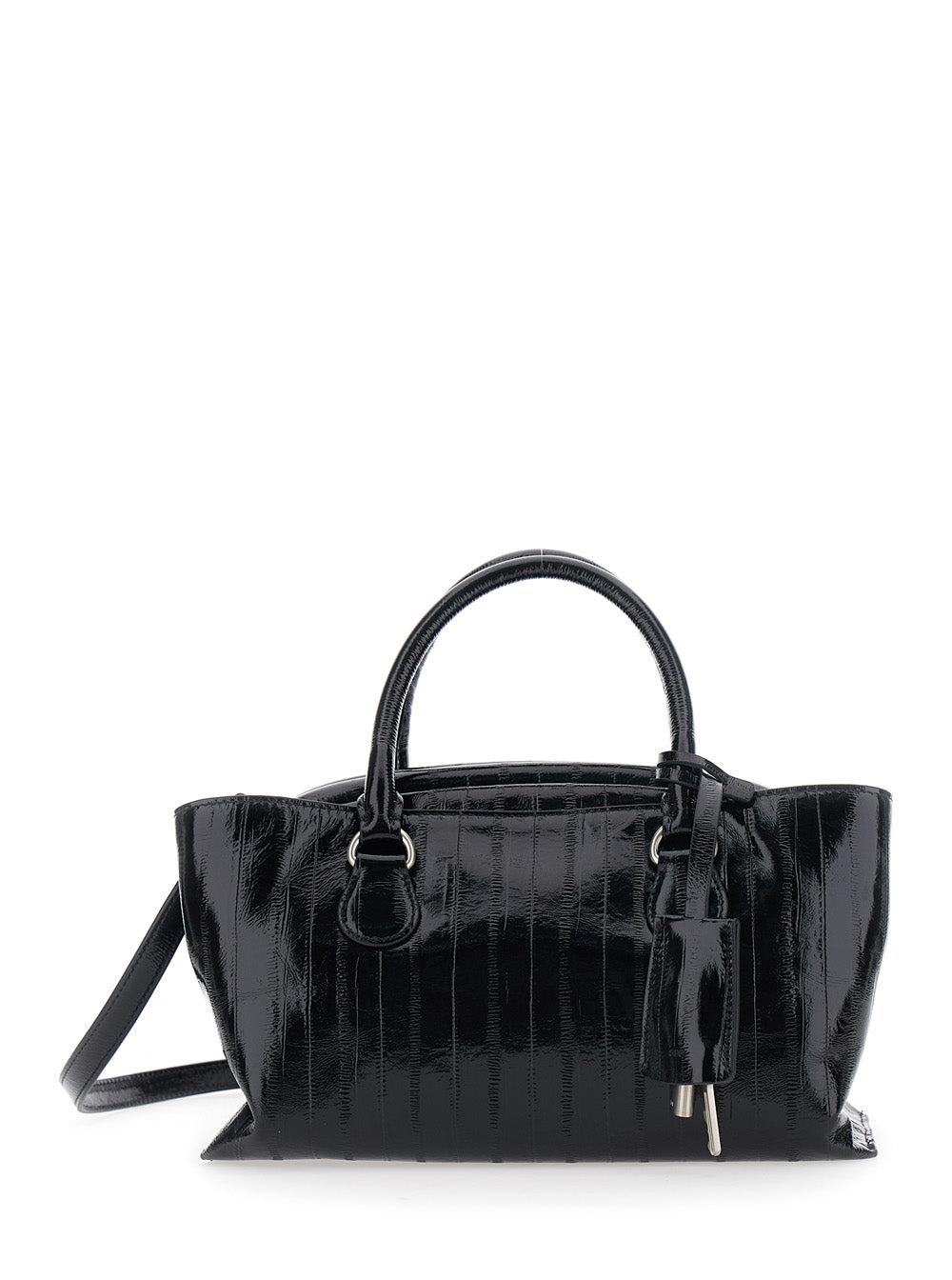 Osoi Shell Brot Mini Shoulder Bag — Black Cow Leather