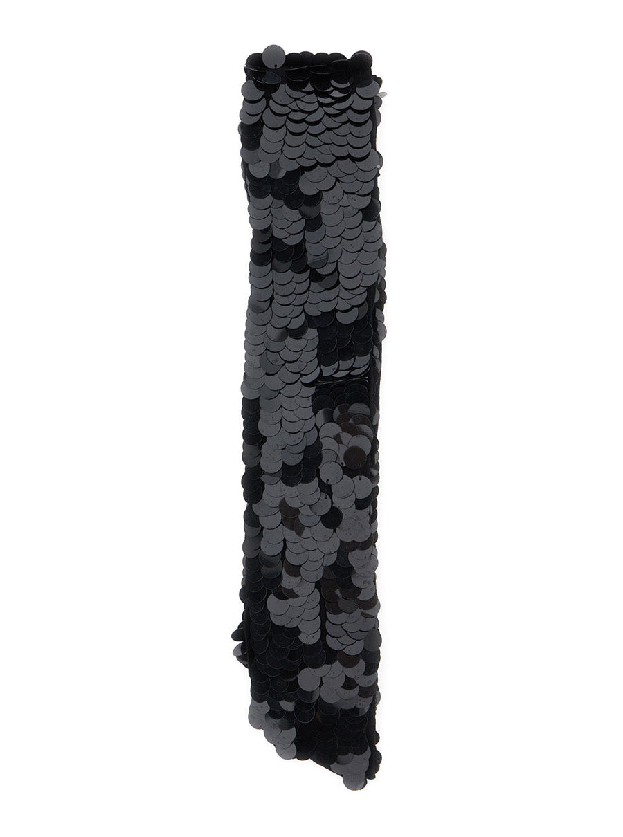 P.a.r.o.s.h. Scarf — Black Polyamide Scarfs