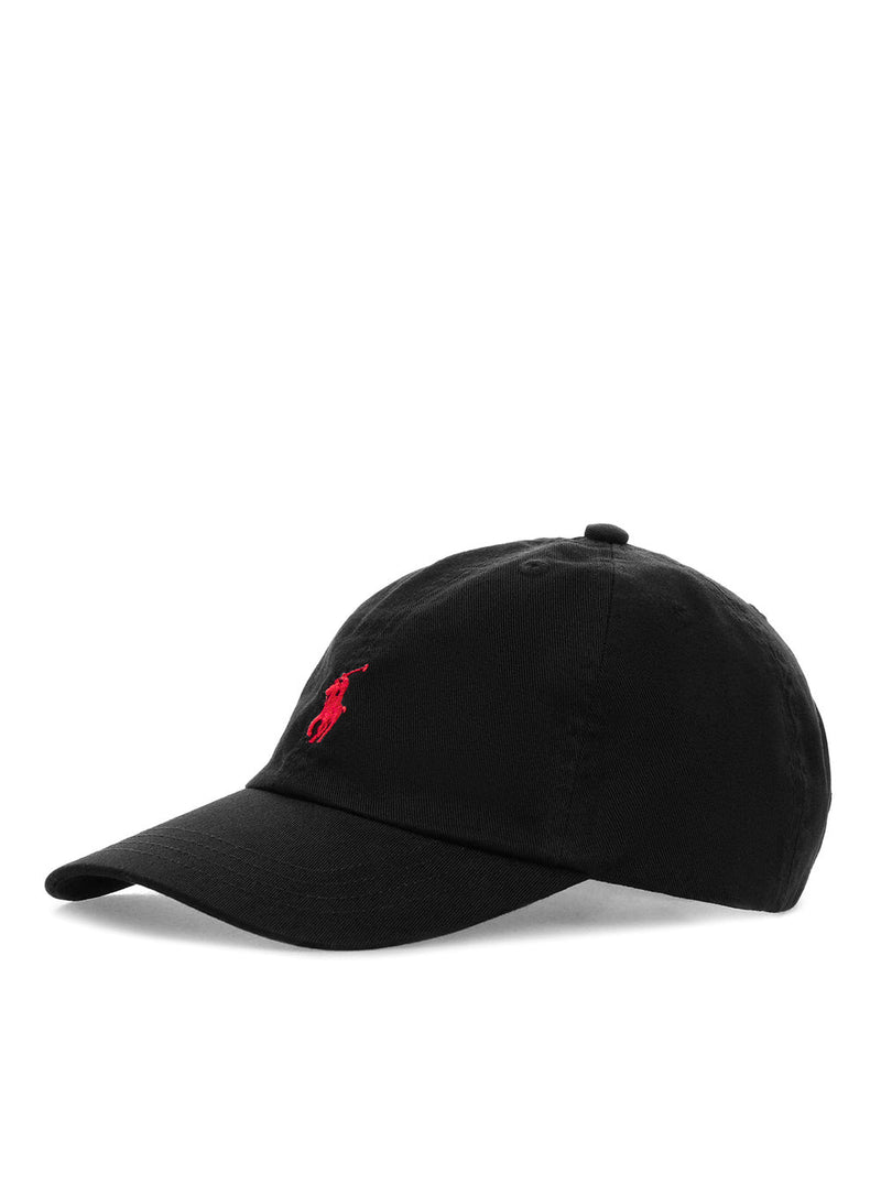 Polo Ralph Lauren 323552489 Baseball Cap — Black Cotton Caps