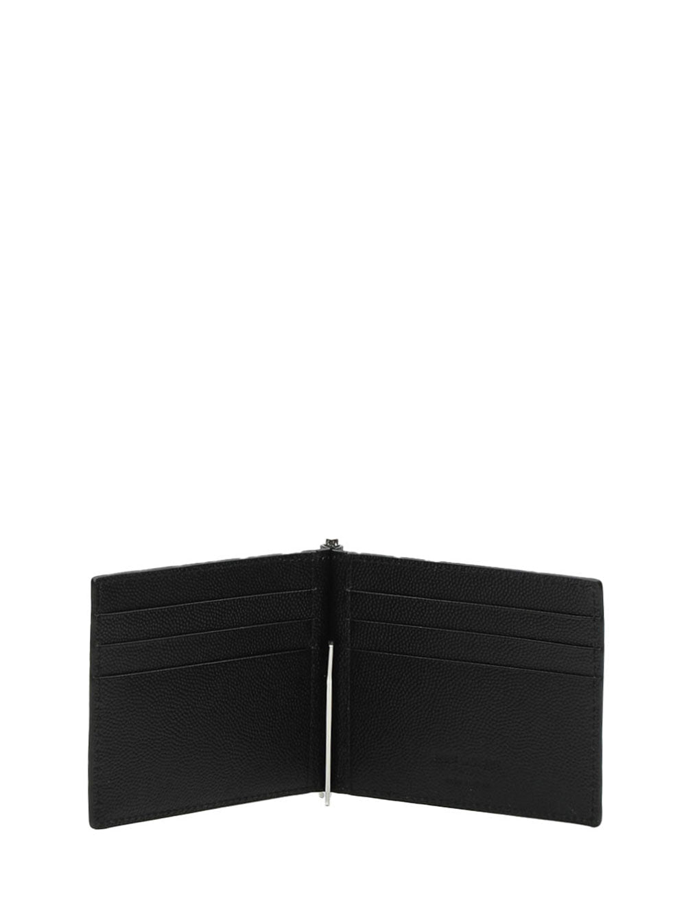 Saint Laurent Calf Leather Wallet — Black
