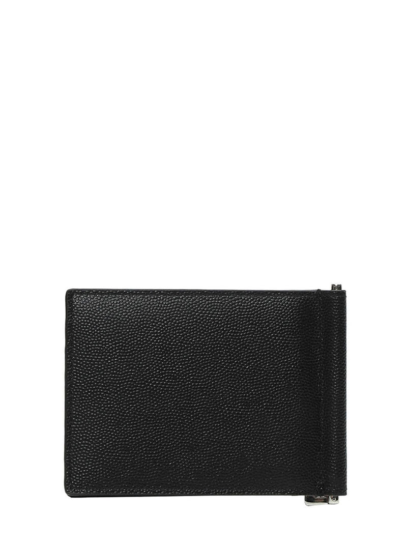 Saint Laurent Calf Leather Wallet — Black