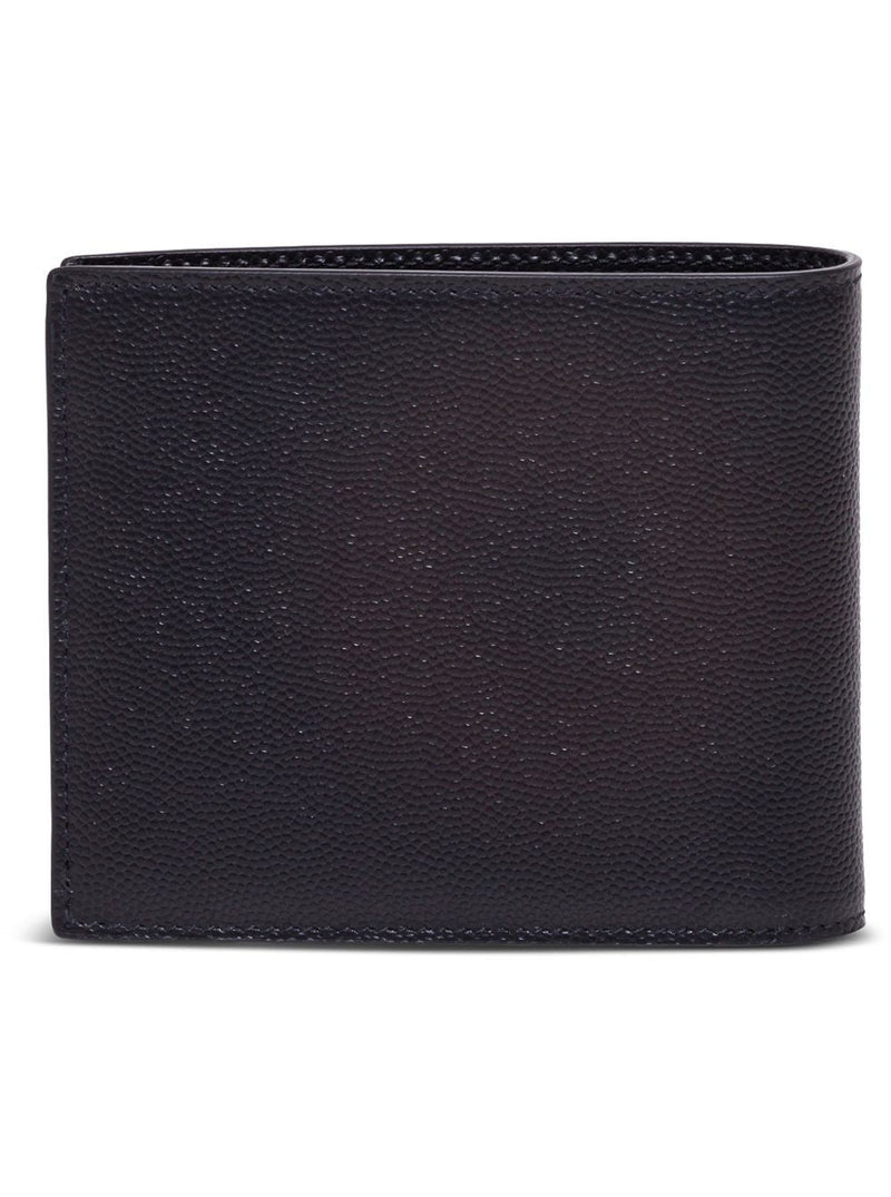 Saint Laurent Bifold Calfskin Wallet — Black Leather