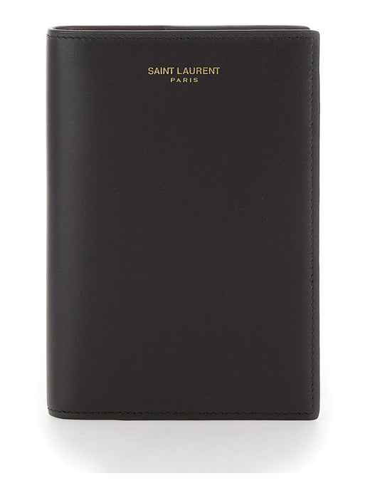 Saint Laurent Smooth Leather Card Case — Brown Cases