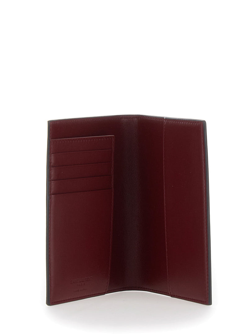 Saint Laurent Smooth Leather Card Case — Brown Cases