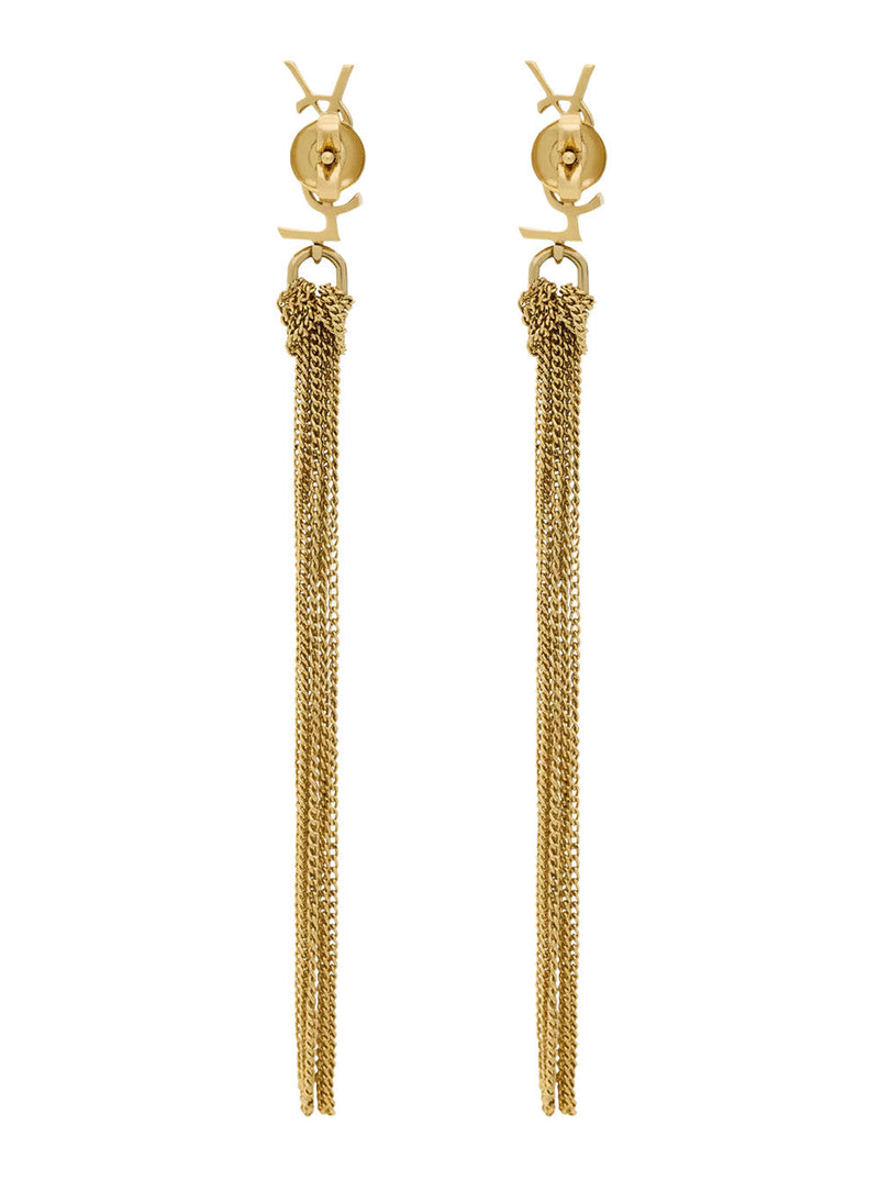 Saint Laurent Earrings — Gold Brass
