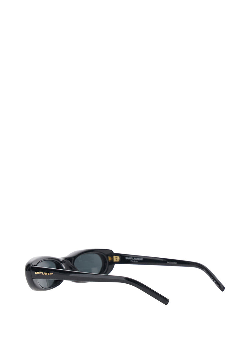Saint Laurent A003cx Cat-Eye Acetate Sunglasses — Black
