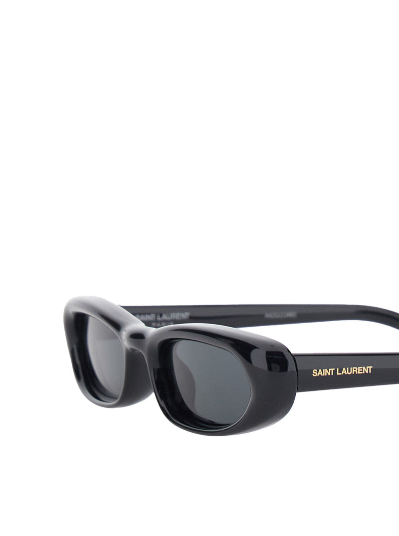 Saint Laurent A003cx Cat-Eye Acetate Sunglasses — Black