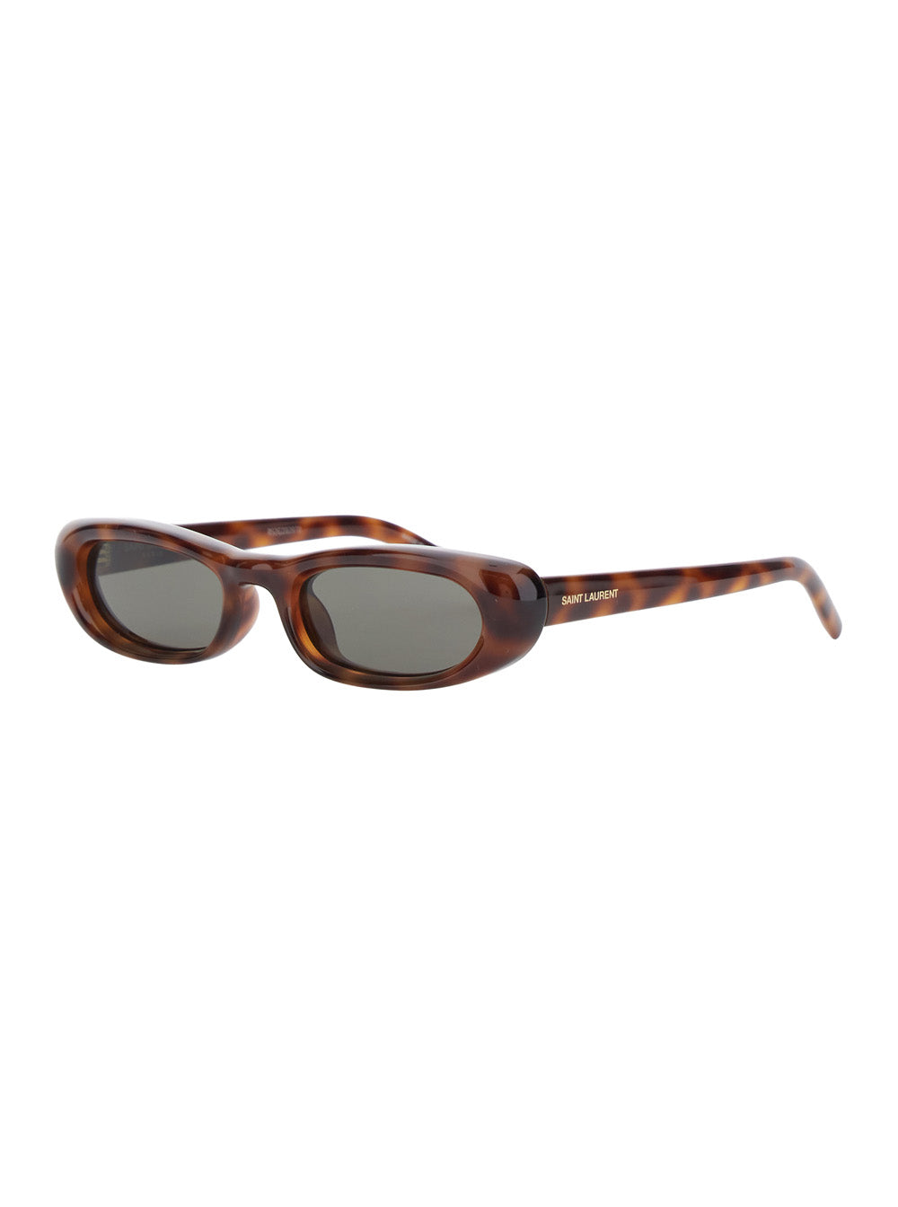 Saint Laurent A003cx Leopard Cat-Eye Sunglasses — Brown Acetate