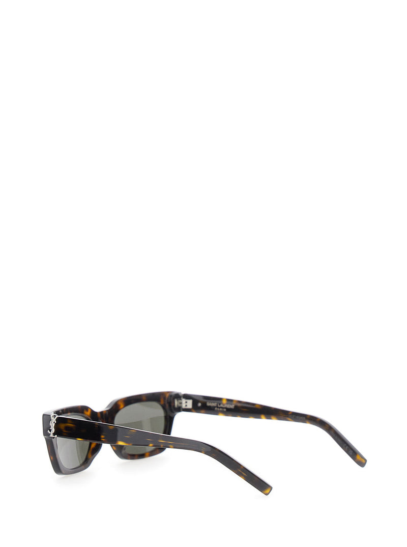 Saint Laurent A003e3 Sunglasses — Brown Acetate