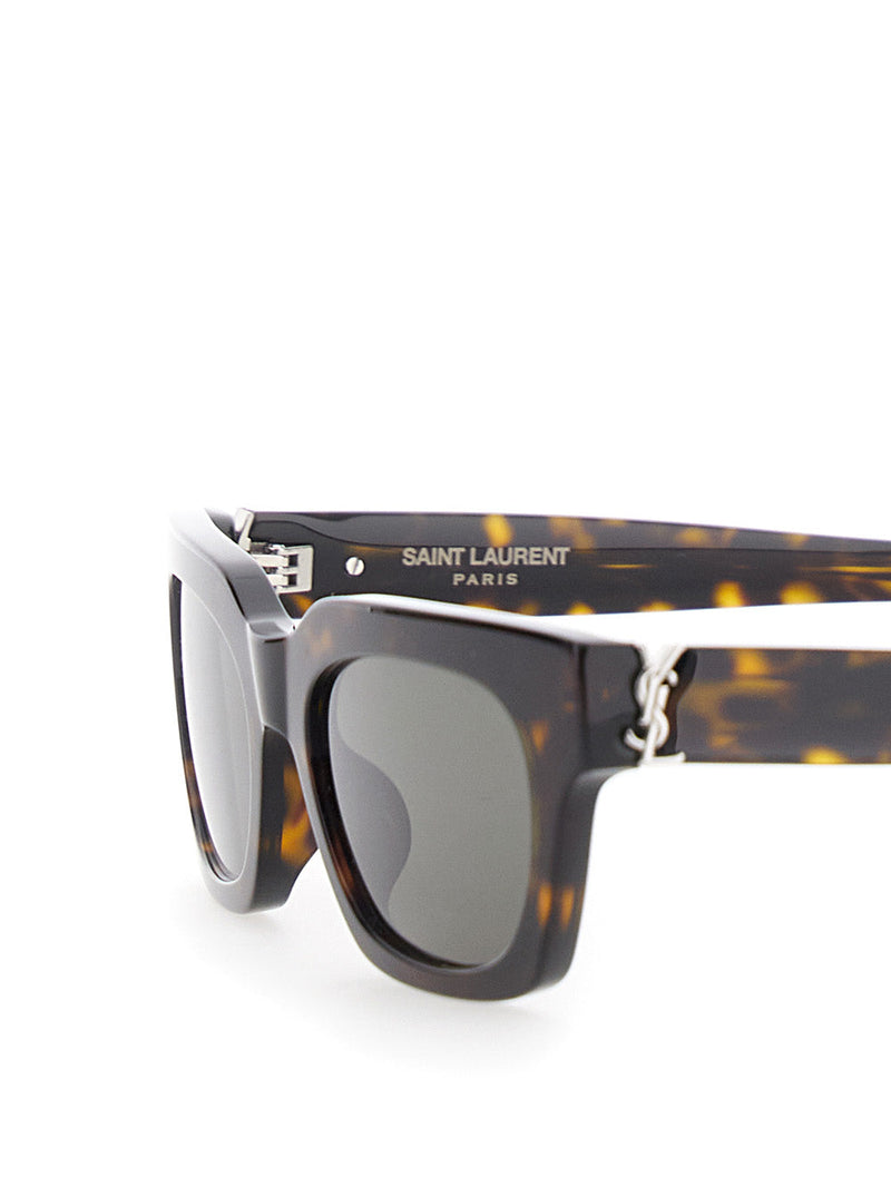 Saint Laurent A003e3 Sunglasses — Brown Acetate