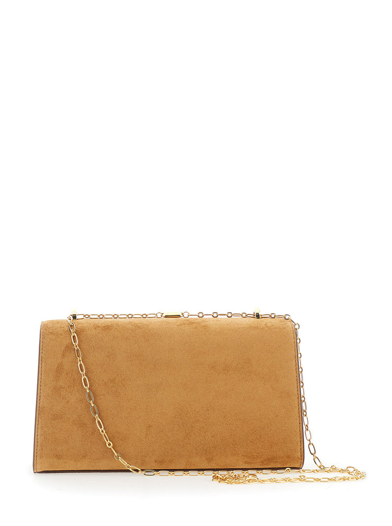Savette Crossbody Bag — Brown Suede