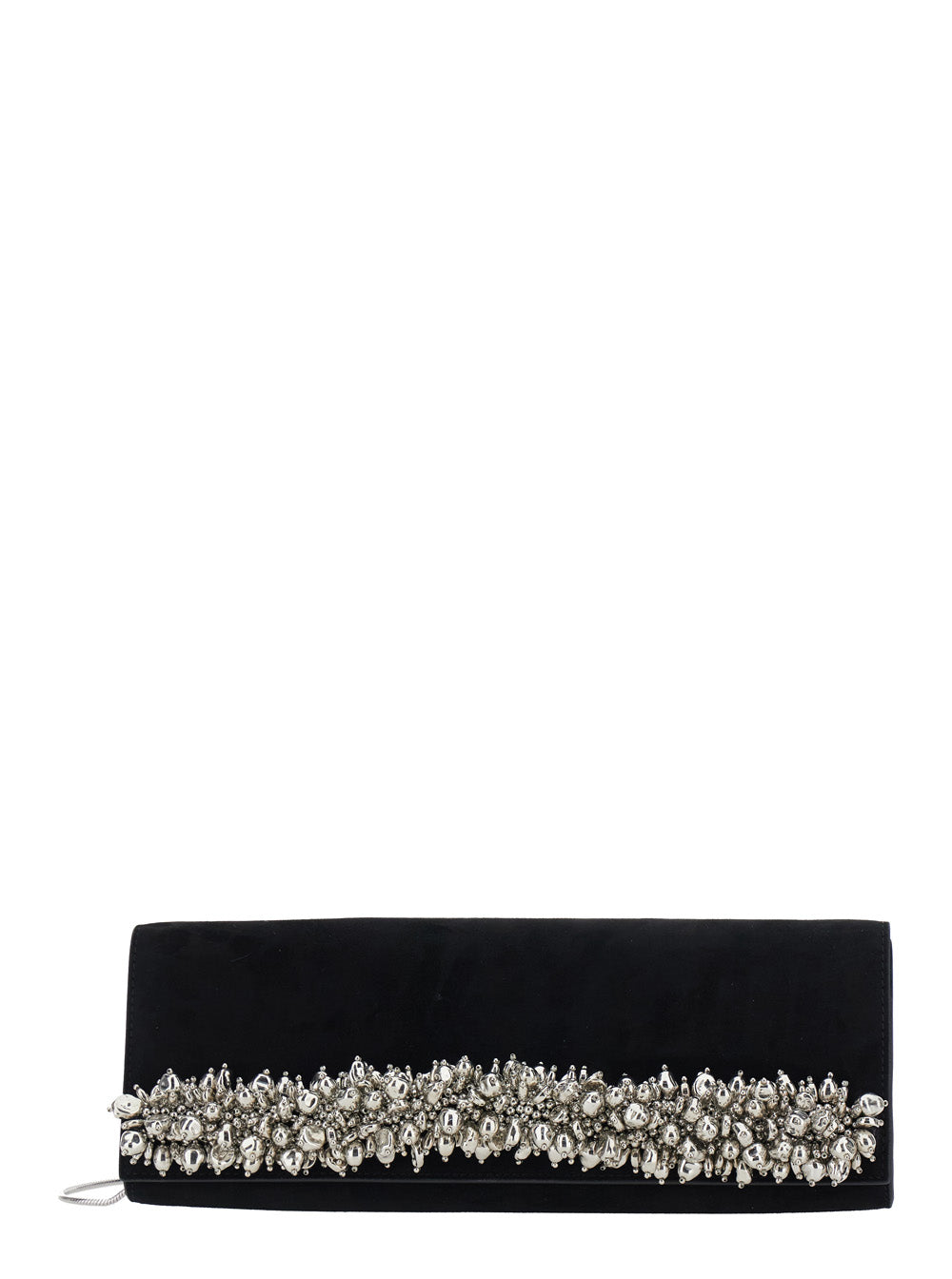 Simkhai River Clutch — Black Calf Leather